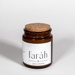 Vela de peonía negra y ébano salvaje 150 g