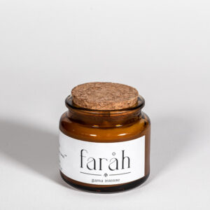 Vela de peonía negra y ébano salvaje 72 g